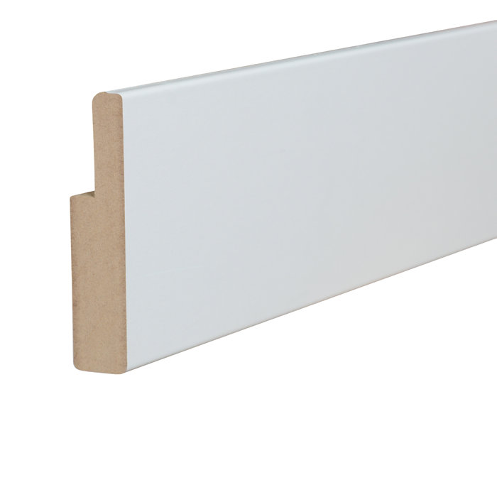 Utforing 18x145 mm MDF folie hvit